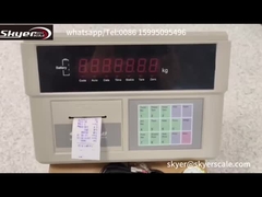 Industriële digitale weegtoestel Yaohua A9P met ingebouwde printer voor weegschaal