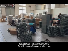 3T-5T Nominale belasting zachte staalvloerschaal 0,9x1,5m Voor industriële toepassingen