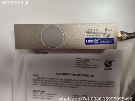 kwaliteit  500kg OIML Load Cells Amplifier Zemic H8C Weighing Sensor For Floor Weighintg Scale Fabriek