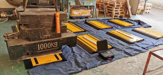 Digitale Draadloze Draagbare Axle Scales het gewichtsschalen van de Aluminiumlegering 4PCS
