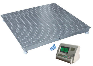 1.2×1.2m 3 Ton Van de Koolstofstaal de Draadloze Vloer Weegschaal