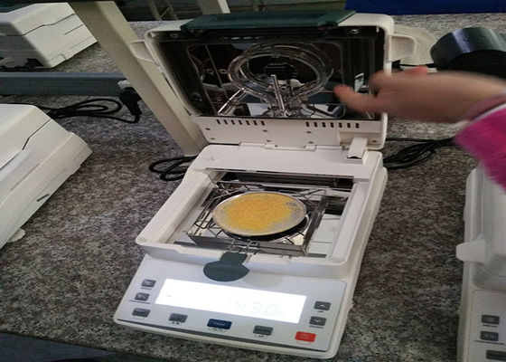 LCD het Saldo van de de Vochtigheidsanalysator van het Vertonings110g 1mg Halogeen
