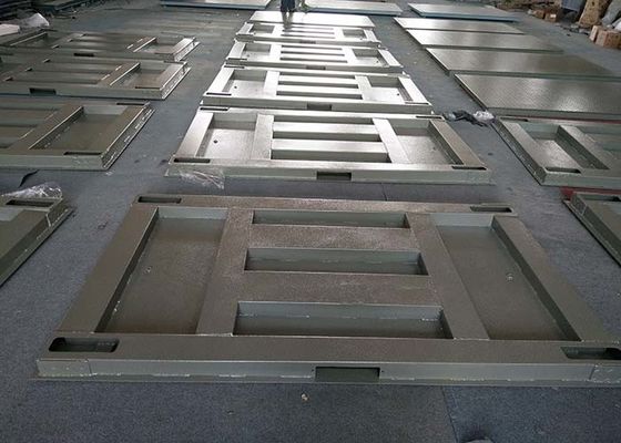 1.2×2m 5 Van de de Vloerton Weegschaal van het Koolstofstaalplatform
