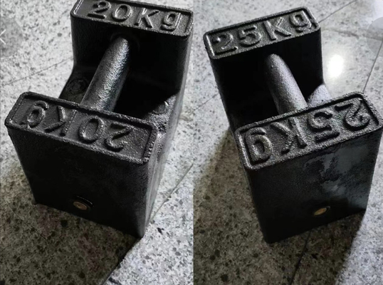 Opstapelbare testgewichten van 20 kg M1 20 kg kalibratiegewichten van gietijzer voor kraan