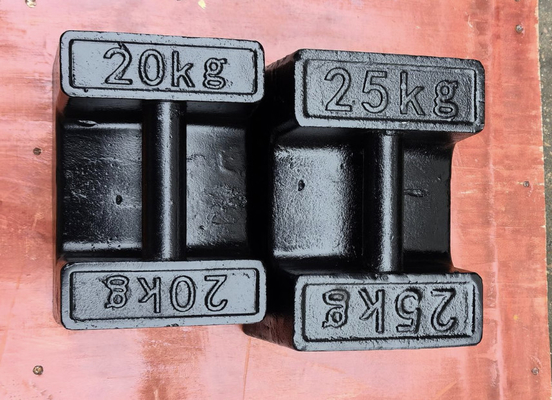 20 kg 25 kg gewicht van klasse M1 voor kalibratie standaard valgewicht tester voor weegschaal