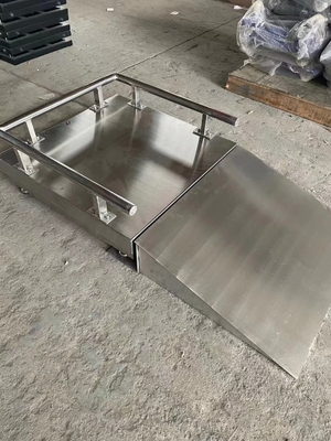 Digitaal weegplatform van roestvrij staal Weegschaal 3t 1,2x1,5m Industriële weegschaal