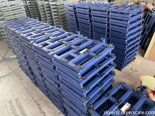 Digitale 40x50cm 100kg Elektronische weegschaal Carbon Steel Persoonlijke weegschaal vloerbank Postplatformschaal