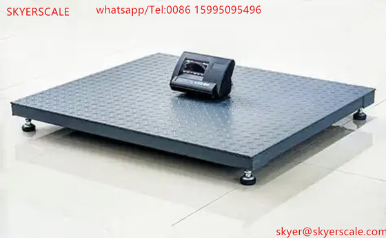 1.2x1.2m 2ton machine draadplatform industriële digitale weegschaal met A12-displaytype