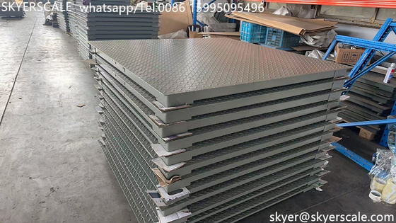 Industriële schaal 2000 kg Platform vloer schalen met duurzame legering staal scheerbalk SQB load cell