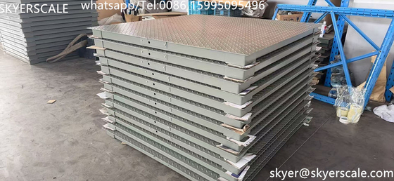 Industriële schaal 2000 kg Platform vloer schalen met duurzame legering staal scheerbalk SQB load cell