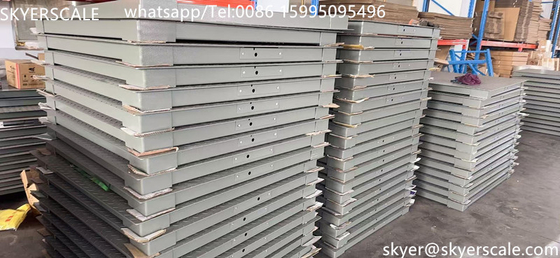 Industriële schaal 2000 kg Platform vloer schalen met duurzame legering staal scheerbalk SQB load cell