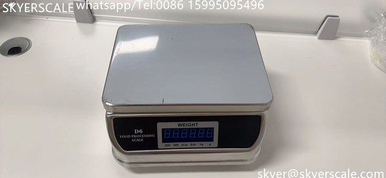 IP68 D6-serie Waterdicht 30 kg Digitale weegschaal Zeevruchten Elektronische visserij Voedsel Waterdichte weegschaal