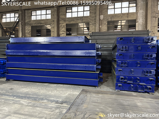 Op maat gemaakte weegbrug 18 meter 100 ton Gewicht Zware auto Weegbrug Truck Scale