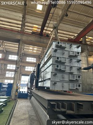 Op maat gemaakte weegbrug 18 meter 100 ton Gewicht Zware auto Weegbrug Truck Scale