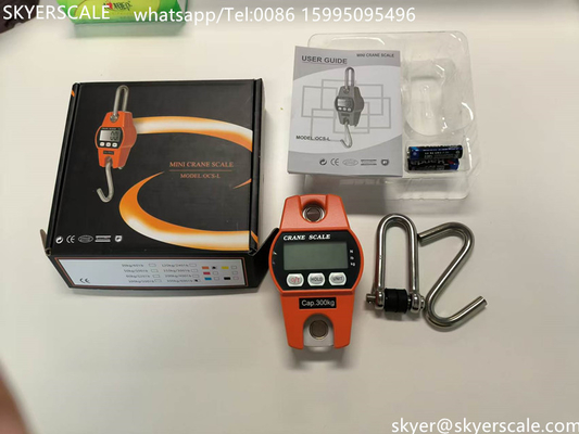 OCS-L Precision Electronic Crane Aluminium Scale Hanging Scale / Weegschaal 300kg 600lb