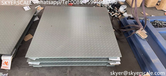 Industrieel koolstofstaal met een capaciteit van 5 ton 1,2*1,5m digitale platformvloerschaal met A12E-indicator