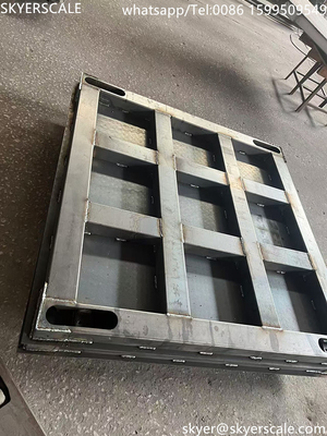 Industrieel koolstofstaal met een capaciteit van 5 ton 1,2*1,5m digitale platformvloerschaal met A12E-indicator