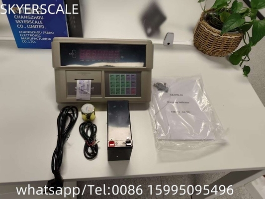 Industriële digitale weegtoestel Yaohua A9P met ingebouwde printer voor weegschaal