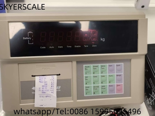 Industriële digitale weegtoestel Yaohua A9P met ingebouwde printer voor weegschaal