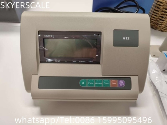 150 kg weegschaal van roestvrij staal met LCD-indicator XK3190-A12