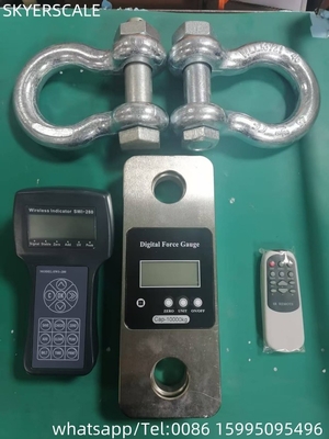 LCD digitale draadloze spanningsbelastingcellen dynamometer kraan schaalbelastingcellen 10 ton