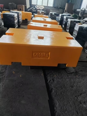 Standaardgewicht 5000 kg Testgewicht Liftbelastingtestgewichten, ijzergewichten
