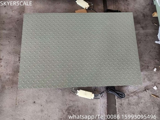 Lichte staal 0,8mx1,2m Platform 3 ton zware weegschaal industriële vloer schaal
