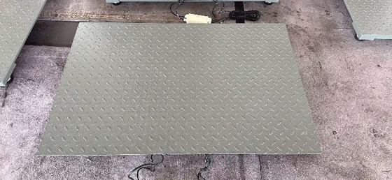 Weegschaal voor platformen van 0,8 x 1,2 m 2 t van koolstofstaal