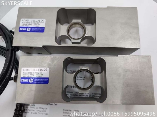 Zemic BM6G-C3-100kg-3B IP68 waterdichte OIML-ladingcellen sensor