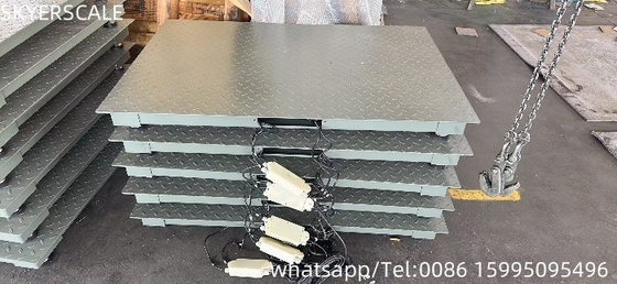 Lever industriële vloerschalen van 3 ton x 1,2 m