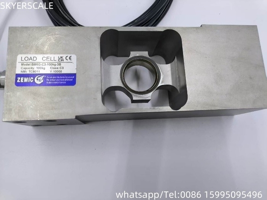 BM6G 100kg ~ 500kg belastingcel ZEMIC enkelpuntsensor OIML NETP krachtsomvormer voor elektronische weegschaal