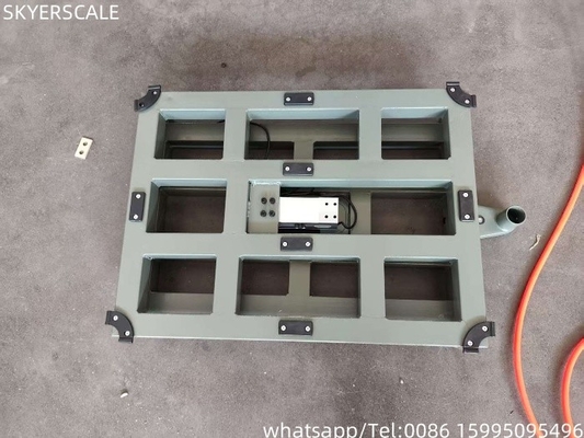 Digitaal koolstofstaal 50x50xm 500kg platformschaal bench schaal met A12E weegindicator