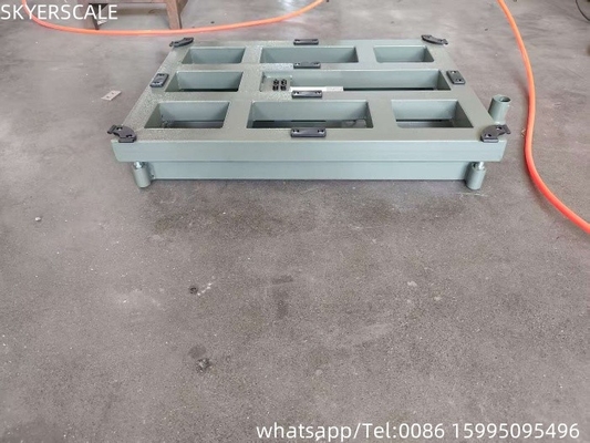 Digitaal koolstofstaal 50x50xm 500kg platformschaal bench schaal met A12E weegindicator