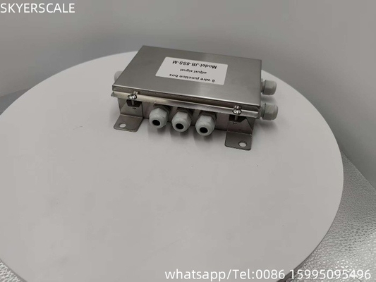 Stainless Steel 8 Line Adjust Signal Sum Box Connect 8pcs Load Cell voor vrachtwagenwaarden