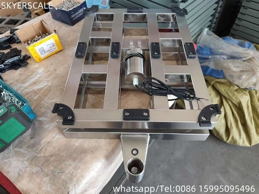 304 roestvrij staal 80x80cm Bankschaal Inox zwaar platformschaal 800kg