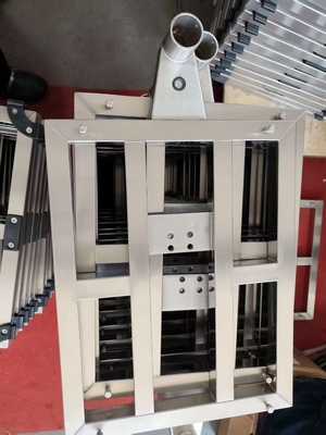 304 roestvrij staal 80x80cm Bankschaal Inox zwaar platformschaal 800kg