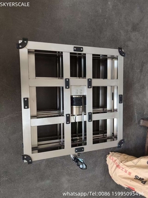 304 roestvrij staal bank schaal 600x600mm 600kg Digitaal elektronisch platform schaal