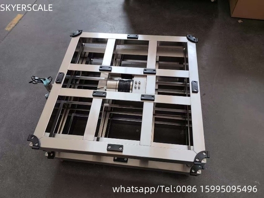 304 roestvrij staal 500x500mm 500kg Digitaal bank schaal frame met platform