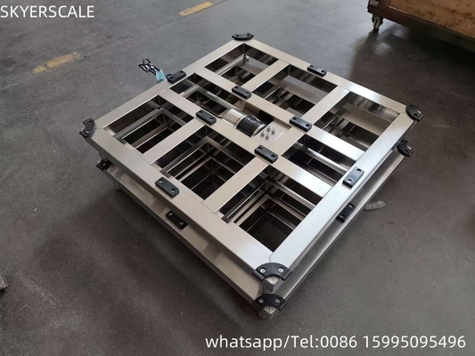 304 roestvrij staal 500x500mm 500kg Digitaal bank schaal frame met platform