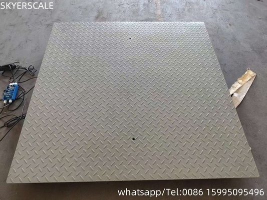 1.2x2m 3t digitale industriële koolstofstaalplatform vloerschaal