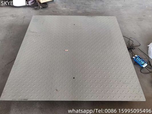 1.2x2m 3t digitale industriële koolstofstaalplatform vloerschaal