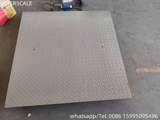 0.9x1.5m 2t platformschaal koolstofstaal elektronische weegschaal digitale vloerschaal industrieel