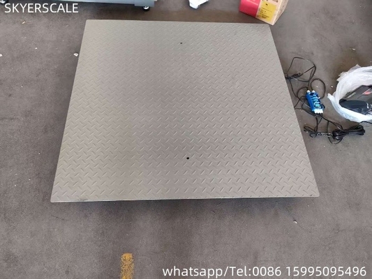 0.9x1.5m 2t platformschaal koolstofstaal elektronische weegschaal digitale vloerschaal industrieel