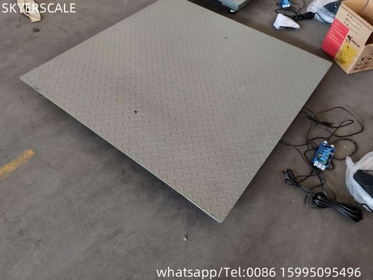0.9x1.5m 2t platformschaal koolstofstaal elektronische weegschaal digitale vloerschaal industrieel