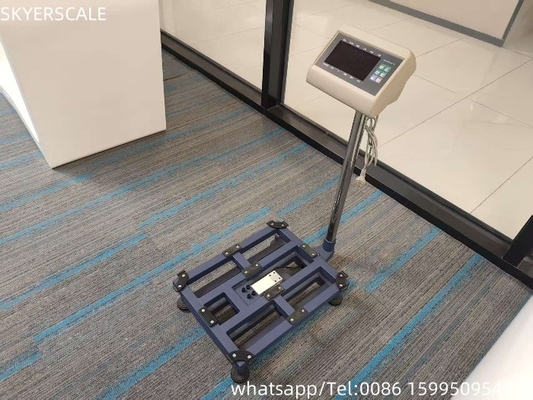Digitaal koolstofstaal 45x60cm 300kg platformschaal bench schaal met T7 + E weegindicator