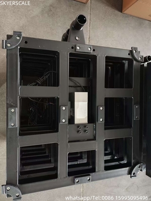 Mild staal 450x450mm 500kg gewichtsschaal met Zemic L6G 600kg ladingcel