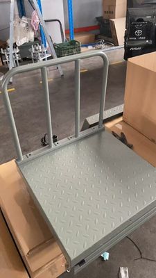 Zware platformschaal Elektronische digitale weegschaal 500x500mm 300kg met achtersteel