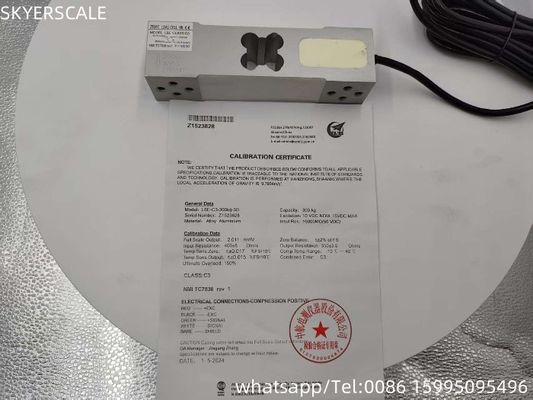 300 kg ZEMIC L6E C3-klasse belastingcel weegsensor voor schaalomvormer