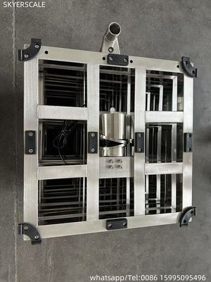 600x600mm 500kg 304 volledig roestvrij staal weegplatformschaal
