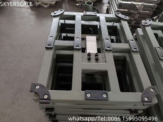 300 x 400 mm Elektronisch bankplatform Scale Carbon Steel Overload Protection 100kg capaciteit